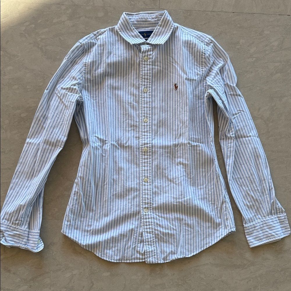 Striped Blue Men's Shirt
